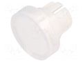 Actuator lens; 22mm; 61; transparent; plastic; Face dim: Ø15.8mm EAO 61-9311.7