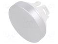 Actuator lens; 22mm; 84; natural; aluminium EAO 84-7201.800