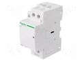 Contactor: 2-pole installation; 40A; 230÷240VAC; NO x2; IP20; ICT SCHNEIDER ELECTRIC A9C40240
