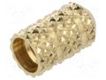 Threaded insert; brass; M5; BN 37875; L: 11.3mm; for plastic TAPPEX KVT-118M5