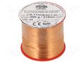 Coil wire; single coated enamelled; 0.112mm; 0.2kg; -65÷155°C INDEL DNE0.112-0.20