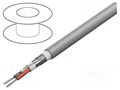 Wire; Xtra Guard® Flex; 1x2x24AWG; Al foil,tinned copper braid ALPHA WIRE 86601CY-SL001