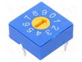 Encoding switch; DEC/BCD; Pos: 10; THT; Rcont max: 100mΩ; 5Ncm; tube ECE ERD410RSZ