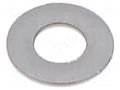 Washer; round; M2; D=5mm; h=0.3mm; acid resistant steel A4 KRAFTBERG K2.2/D125-A4