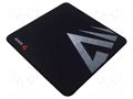 Pad; black,grey; mouse; 250x250x2mm; PRECISION CONTROL SAVIO SAVGPCS