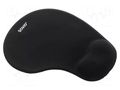 Pad; black; mouse,wrist; Features: gel SAVIO SAVMP-01B