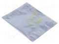Protection bag; ESD; L: 100mm; W: 100mm; Thk: 71um DESCO EUROPE SCS-10044