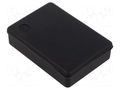Container: box; with foam lining; ESD; black DESCO EUROPE SCS-241050