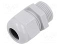 Cable gland; without nut; M20; 1.5; IP68; polyamide; light grey TE Connectivity 1SNG601055R0000