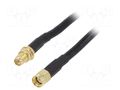 Cable; 10m; RP-SMA male,RP-SMA female; black; straight; 50Ω ONTECK SMA-M/F-OTK10