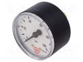 Manometer; 0÷100bar; G 1/4",rear connection; 50mm; Temp: -20÷60°C PNEUMAT 210/1-K