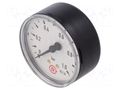 Manometer; 0÷1bar; G 1/4",rear connection; 63mm; Temp: -20÷60°C PNEUMAT 212