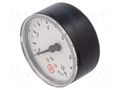 Manometer; 0÷10bar; G 1/4",rear connection; 63mm; Temp: -20÷60°C PNEUMAT 217