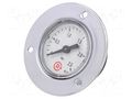 Manometer; 0÷2.5bar; G 1/8",rear connection; 40mm; Temp: -20÷60°C PNEUMAT 303/40