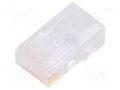 Connector: RJ50; plug; PIN: 10; 10p10c; for cable; IDC; straight BEL FUSE 940-SP-301010R