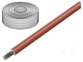 Wire; H1Z2Z2-K; stranded; Cu; 4mm2; LSZH; red; 1.5kV; 100m; CPR: Eca QOLTEC QOLTEC-53850