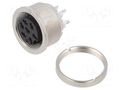 Connector: M16; socket; female; PIN: 7; 5A; 32V; soldering; straight BINDER 09-0328-00-07