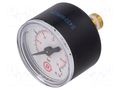 Manometer; 0÷4bar; G 1/8",rear connection; 40mm; Temp: -20÷60°C PNEUMAT 110.44-KD