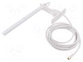 Antenna; ISM,LoRa,RF,SIGFOX,ZigBee; 3.2dBi; for wall mounting 2J Antennas 2115KW868300LLWSMA