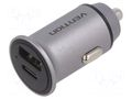 USB power supply; USB A socket,USB C socket; Sup.volt: 12÷24VDC VENTION FFBH0