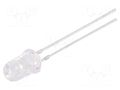 LED; UV; 60°; 20mA; 114mW; λd: 370÷380nm; 3÷3.8VDC; THT; Front: convex OPTOSUPPLY OSV2YL5B61A