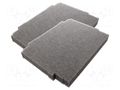 Foam insert; graphite; 386x286x40mm; 2pcs. LeanFoam LF-A-MAKITA