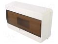 Enclosure: for modular components; IP40; white; No.of mod: 12 JONEX JX-S-12/K-WH