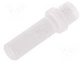 Fiber for LED; Ø3mm; L: 9.5mm; round; Front: flat; straight; PLP1 BIVAR PLP1-375-F