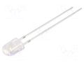 LED; white cold; 5.2x3.8mm; 7000÷8400mcd; Front: convex; 20mA OPTOSUPPLY OSW54KA5JA1B