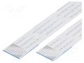 FFC tape; Cores: 9; Tape ph: 1mm; L: 101mm; 1A; 60V; Plating: tinned GCT 10-09-A-0101-C