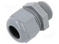Cable gland; without nut; M20; 1.5; IP68; polyamide; grey; Entrelec TE Connectivity 1SNG601071R0000