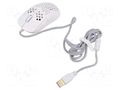 Mouse; white; USB A; optical,wired; 1.8m; No.of butt: 7 SAVIO SAVGM-HEXWHITE