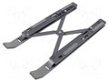 Stand; 15.6"; grey; aluminium,rubber; 240x160x150mm; foldable SAVIO SAVPB-01