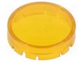 Actuator lens; RONTRON-R-JUWEL; transparent,yellow; Ø19.7mm SCHLEGEL T22HRRGB
