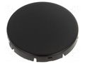 Actuator lens; RONTRON-R-JUWEL; black; Ø19.7mm SCHLEGEL T22RRGSW