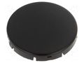 Actuator lens; RONTRON-R-JUWEL; black; Ø19.7mm SCHLEGEL T22RRGSW