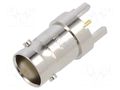 Connector: BNC; socket; female; straight; 50Ω; THT; on PCBs; PBT AMPHENOL RF 031-5329-52RFX