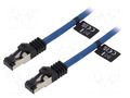 Patch cord; RJ45 plug,both sides; S/FTP; Cat 8.1; stranded; Cu LOGILINK CQ8116S