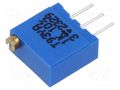 Potentiometer: mounting; multiturn; 1kΩ; 500mW; THT; ±10%; linear VISHAY T93YA1K