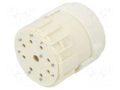 Connector: M23; contact insert; PIN: 9(1+8); female; crimped; 200V HARTING 09151093101