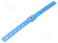 Cleanroom acces: wristband; blue (bright); Features: conductive ANTISTAT ATS-066-0067