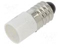LED lamp; white; E10,T10; 130VDC; 130VAC; plastic; -20÷60°C CML INNOVATIVE TECHNOLOGIES 1880713W