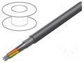 Wire; Xtra Guard® 1; 7x18AWG; PVC; dark grey; 600V; 30.5m; 100ft ALPHA WIRE 5527-SL005
