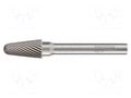 Rotary burr; Ø: 6mm; L: 50mm; metal; Working part len: 20mm; rod 6mm ALPEN-MAYKESTAG ALP.789306106100