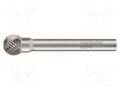 Rotary burr; Ø: 3mm; L: 38mm; metal; Working part len: 2.5mm; 4 ALPEN-MAYKESTAG ALP.787403103100