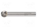 Rotary burr; Ø: 6mm; L: 35mm; metal; Working part len: 5mm; rod 3mm ALPEN-MAYKESTAG ALP.787303106100