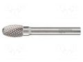 Rotary burr; Ø: 6mm; L: 39mm; metal; Working part len: 10mm; rod 3mm ALPEN-MAYKESTAG ALP.786403106100