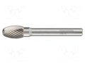 Rotary burr; Ø: 4mm; L: 36mm; metal; Working part len: 6mm; rod 3mm ALPEN-MAYKESTAG ALP.786303104100
