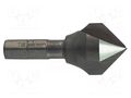 Countersink; high speed steel; Mounting: 1/4",hexagonal ALPEN-MAYKESTAG ALP.72001650100