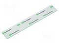 Tape: heat transfer; W: 20mm; L: 130mm; Thk: 2mm; 2.4W/mK AG TERMOPASTY THERMOPAD-24X2